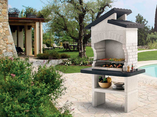Barbacoa de obra para leña y carbón Palazzetti Procida 2
