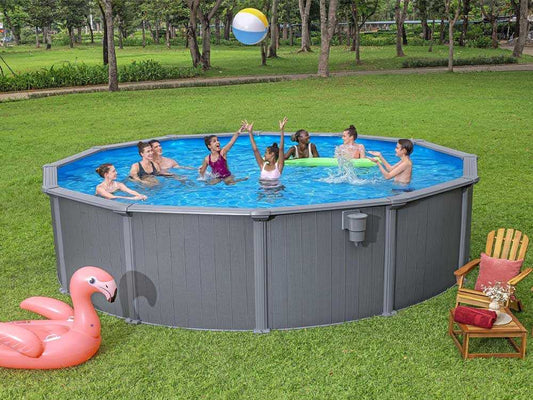 Piscina Redonda para 11-15 personas Bestway Hydrium 561CS - Ø549x132 cm