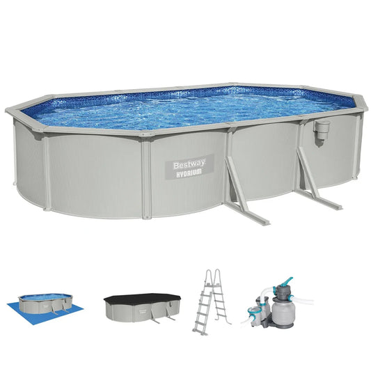 Piscina ovalada para 11-15 personas Bestway Hydrium 56369 - 610x366x122 cm