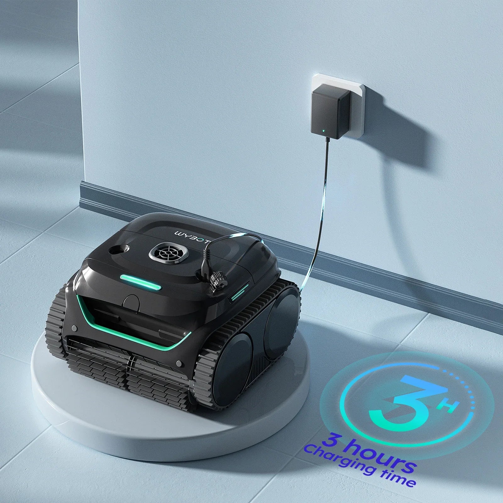 WYBOT C2 Robot Limpiador de Piscinas sin Cable con Control por Aplicación