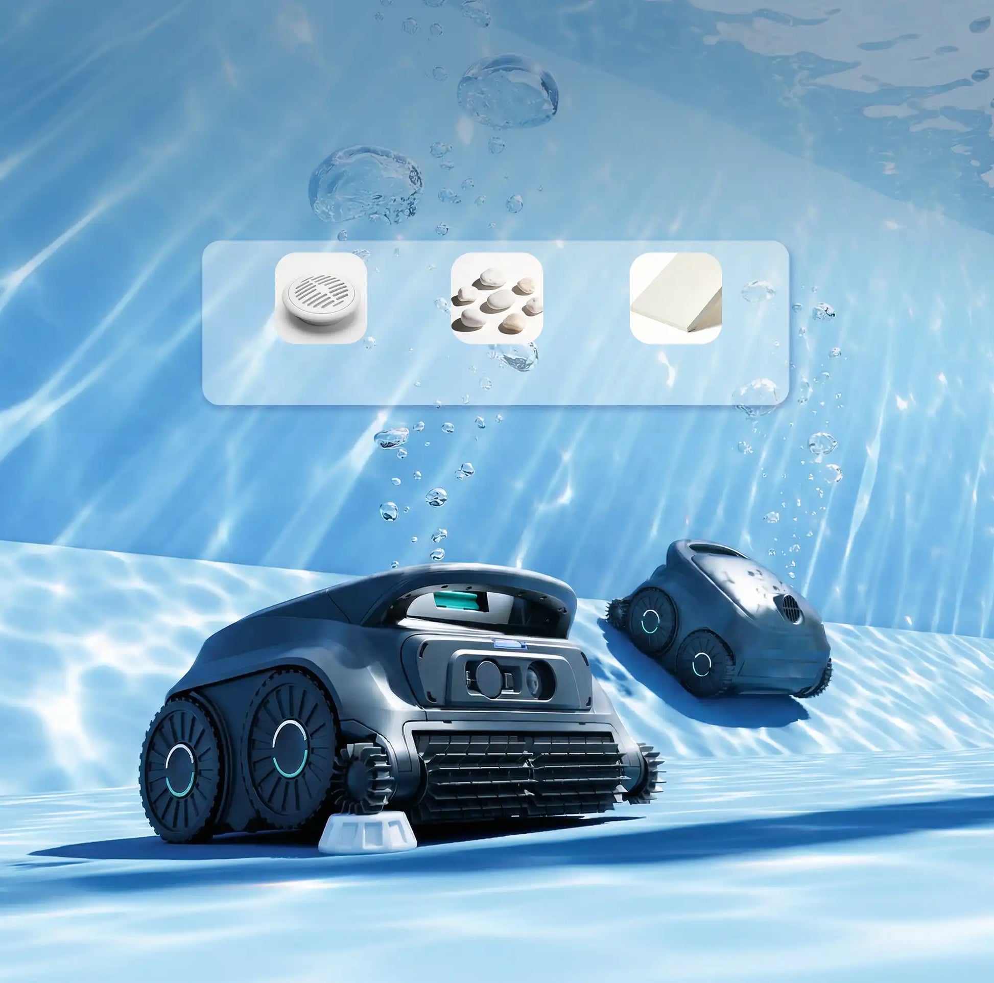WYBOT B1 Limpiador robótico inteligente con limpieza total y de bordes