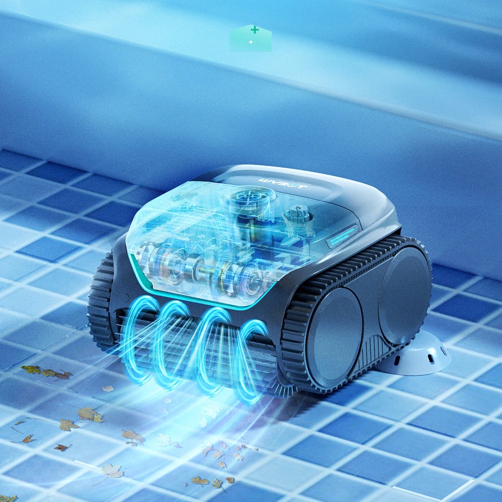 WYBOT C2 Robot Limpiador de Piscinas sin Cable con Control por Aplicación