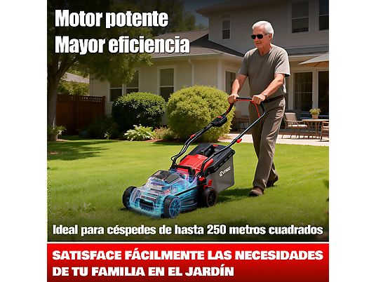 Cortacésped - CLM3381 OUTIGO, rojo