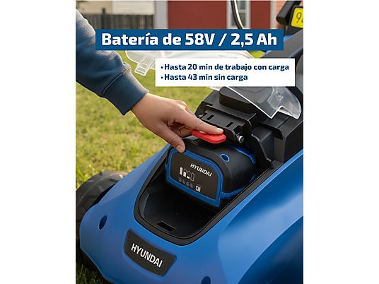Cortacésped - LM3801-58VSET HYUNDAI POWER PRODUCTS, Azul