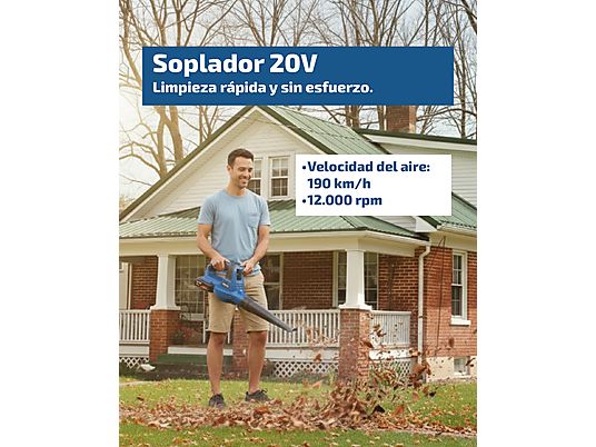 Cortacésped - HYLM38-40V-PACK HYUNDAI POWER PRODUCTS, Azul