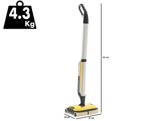 Fregadora de suelos de batería Karcher FC 7 Cordless - 3 en 1: lava, seca y aspira