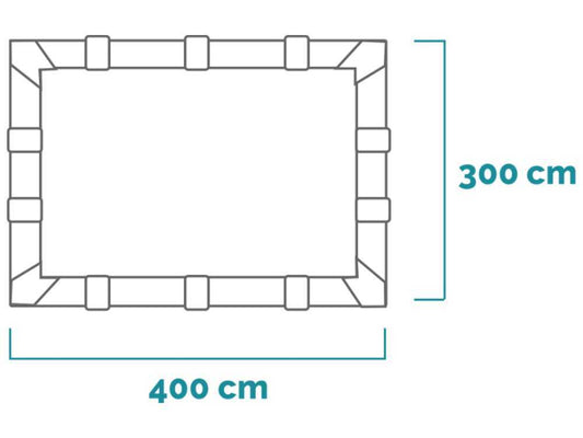 Piscina Desmontable Intex Graphite Grey Panel 26396NP