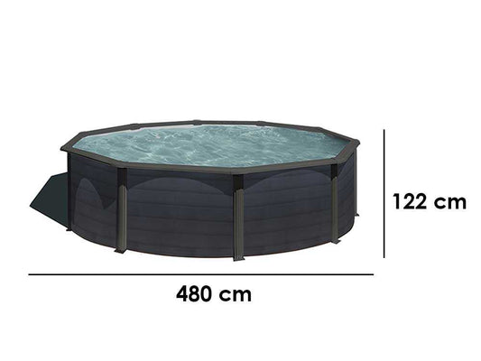 Piscina Desmontable de acero Gre Kea Redonda Ø460 x 120 cm